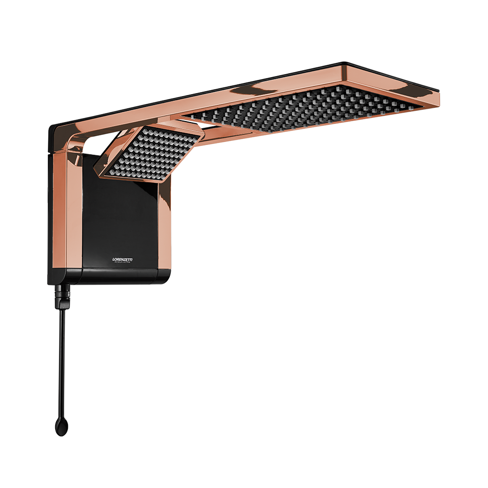 Ducha Eléctrica Lorenzetti Acqua Duo Ultra Oro Rosa 110V